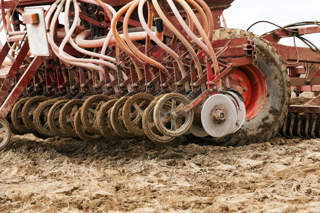 Farm equipment pressure washing