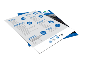 Seacole Specialty Chemical Contract Manufacturing Flyer Mockup