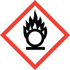 Oxidizers_hazardous materials symbol